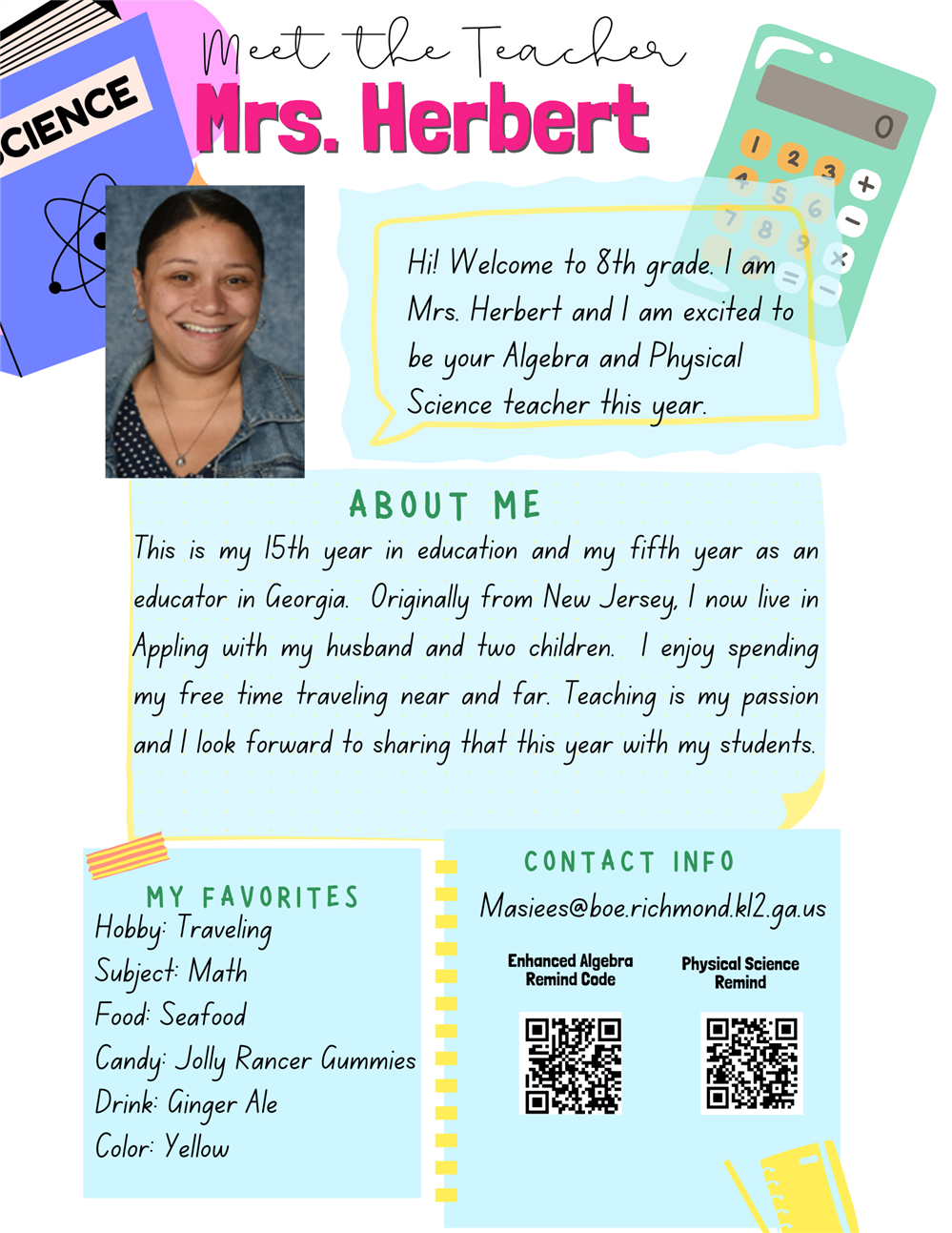 teacher details